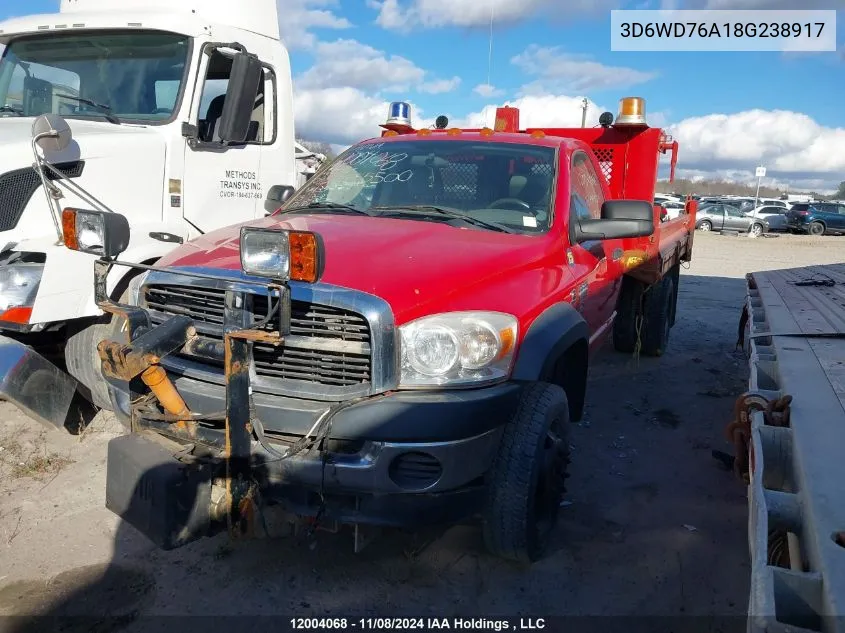 2008 Dodge Ram 5500 VIN: 3D6WD76A18G238917 Lot: 12004068