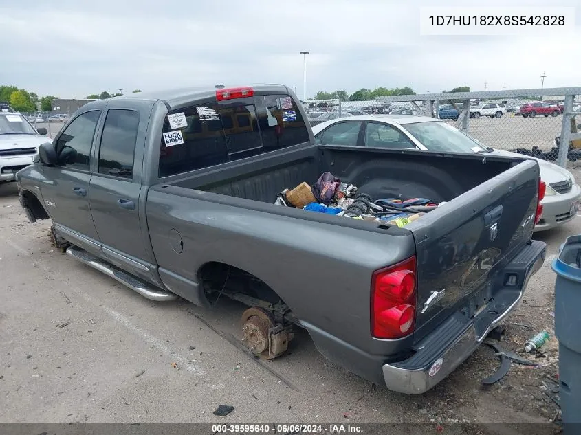 1D7HU182X8S542828 2008 Dodge Ram 1500 Slt