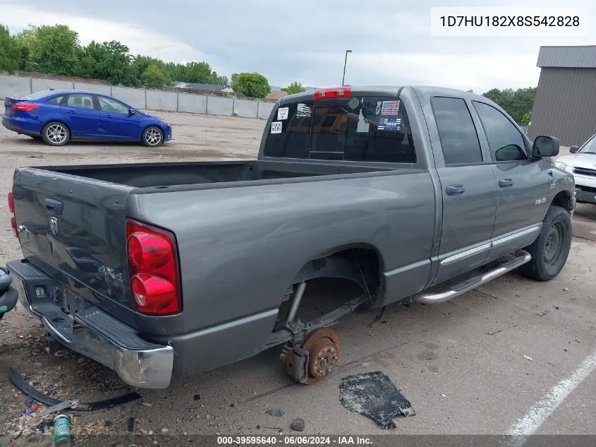 1D7HU182X8S542828 2008 Dodge Ram 1500 Slt