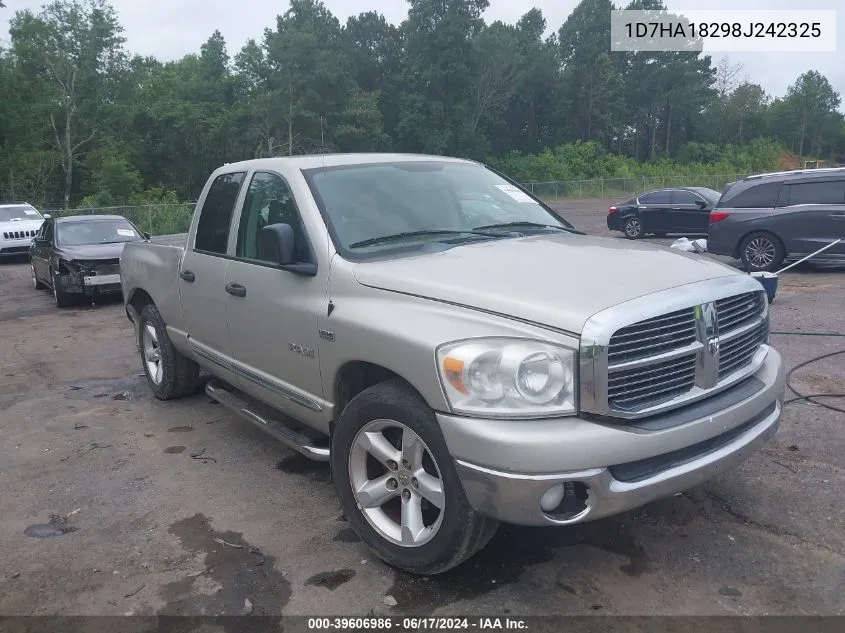 2008 Dodge Ram 1500 Slt VIN: 1D7HA18298J242325 Lot: 39606986