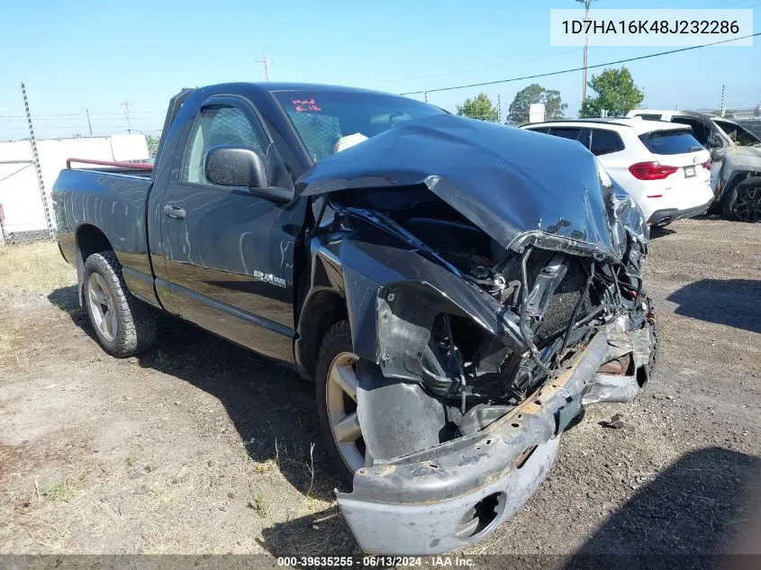 2008 Dodge Ram 1500 St/Sxt VIN: 1D7HA16K48J232286 Lot: 39635255