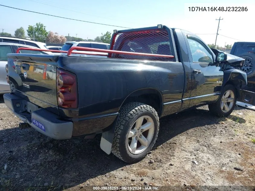 1D7HA16K48J232286 2008 Dodge Ram 1500 St/Sxt