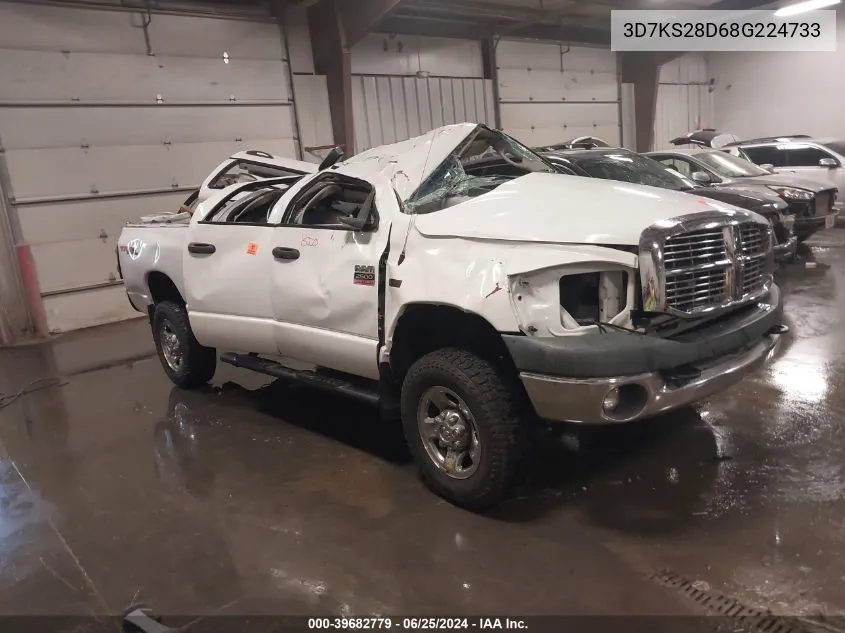 2008 Dodge Ram 2500 St/Sxt VIN: 3D7KS28D68G224733 Lot: 39682779