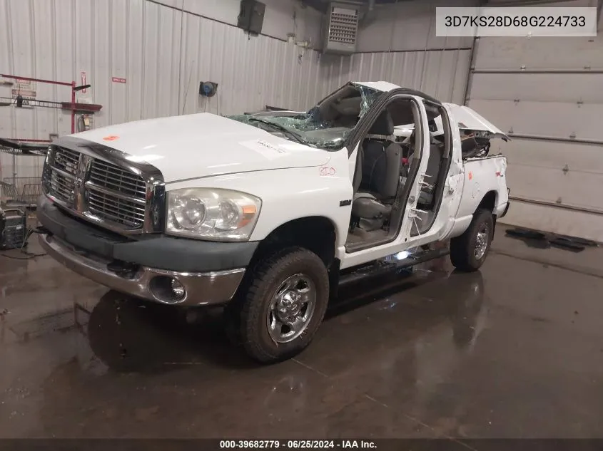 2008 Dodge Ram 2500 St/Sxt VIN: 3D7KS28D68G224733 Lot: 39682779