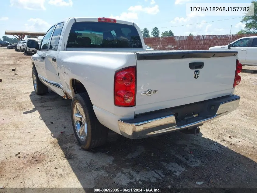 2008 Dodge Ram 1500 Slt VIN: 1D7HA18268J157782 Lot: 39692035