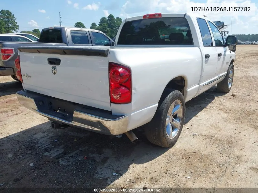 2008 Dodge Ram 1500 Slt VIN: 1D7HA18268J157782 Lot: 39692035