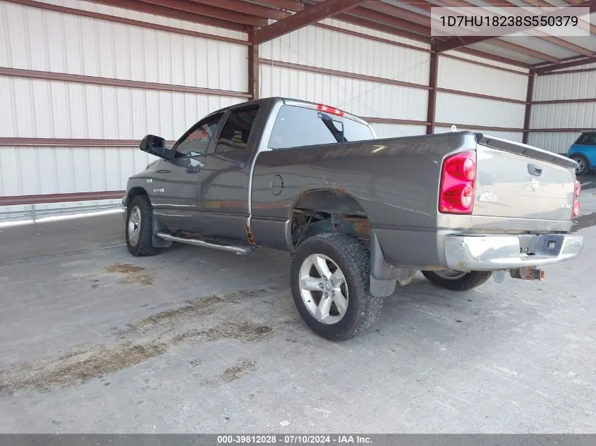 2008 Dodge Ram 1500 Slt VIN: 1D7HU18238S550379 Lot: 39812028