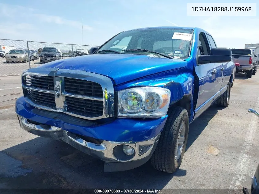 2008 Dodge Ram 1500 Slt VIN: 1D7HA18288J159968 Lot: 39975683