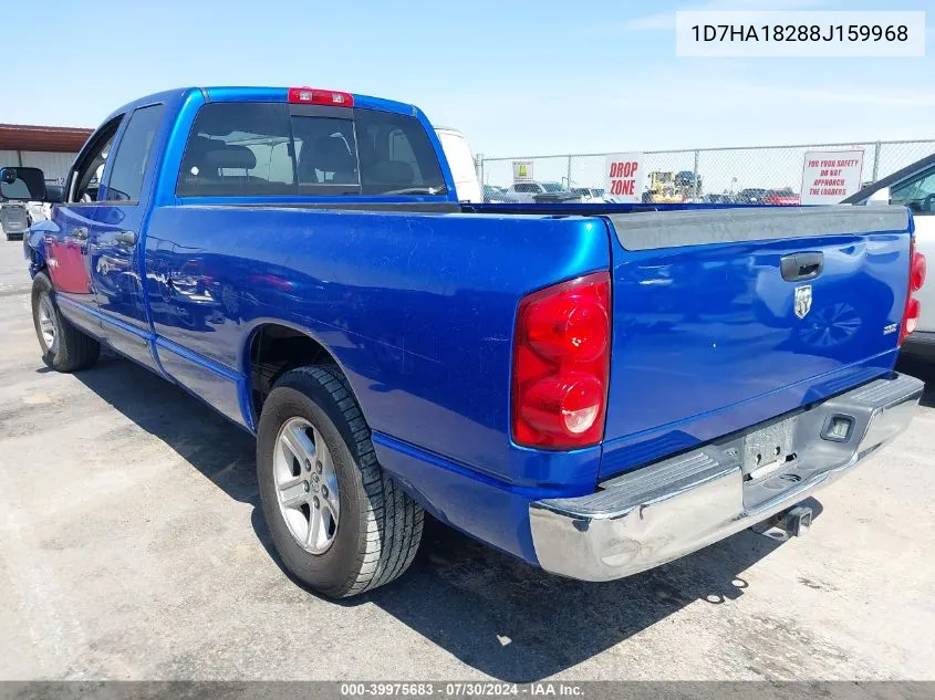 2008 Dodge Ram 1500 Slt VIN: 1D7HA18288J159968 Lot: 39975683