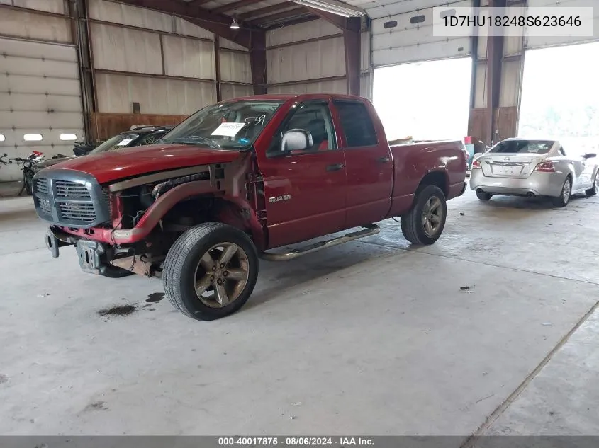 2008 Dodge Ram 1500 Slt VIN: 1D7HU18248S623646 Lot: 40017875