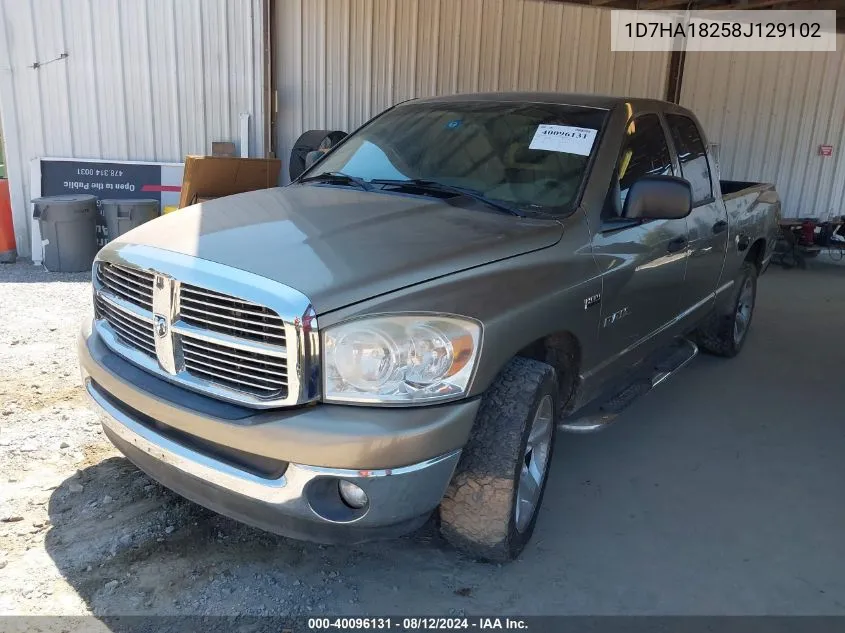 1D7HA18258J129102 2008 Dodge Ram 1500 Slt