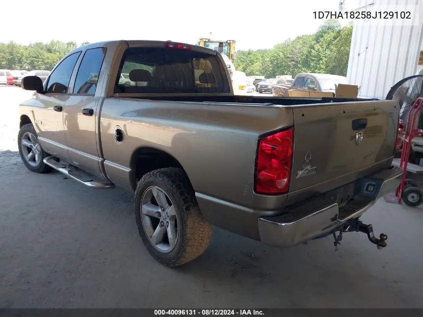 1D7HA18258J129102 2008 Dodge Ram 1500 Slt