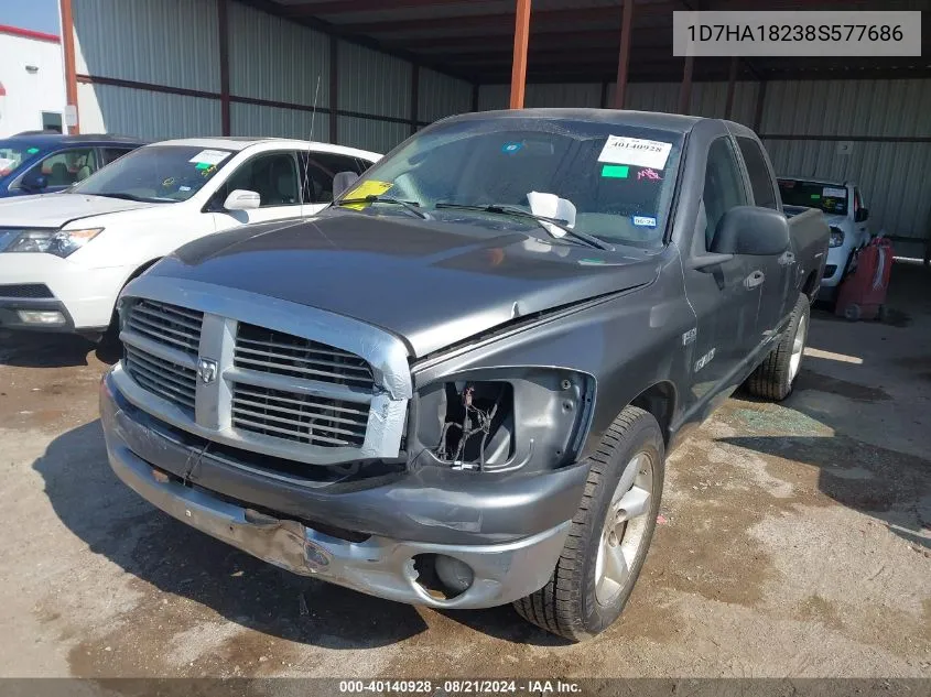 2008 Dodge Ram 1500 St/Slt VIN: 1D7HA18238S577686 Lot: 40140928