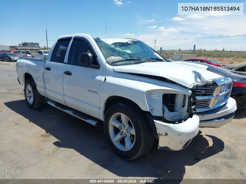 1D7HA18N18S513494 2008 Dodge Ram 1500 St/Slt