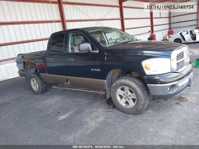 2008 Dodge Ram 1500 Slt VIN: 1D7HU18N28J183734 Lot: 40154376