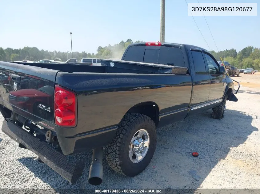 2008 Dodge Ram 2500 Slt VIN: 3D7KS28A98G120677 Lot: 40179435