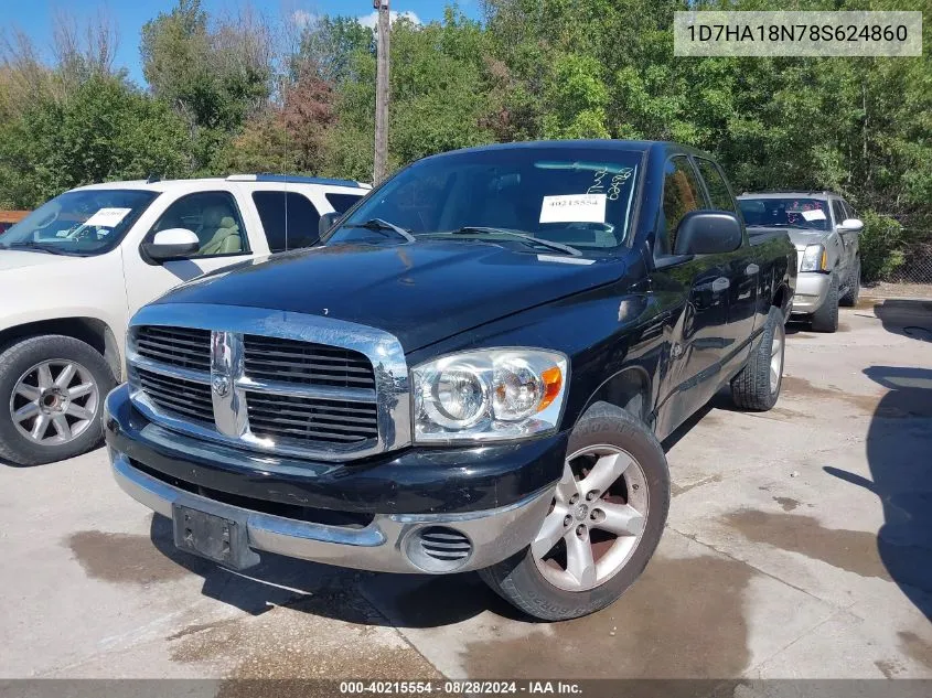 1D7HA18N78S624860 2008 Dodge Ram 1500 St/Sxt