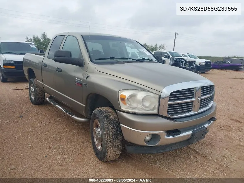 2008 Dodge Ram 2500 St/Slt VIN: 3D7KS28D68G239555 Lot: 40220083