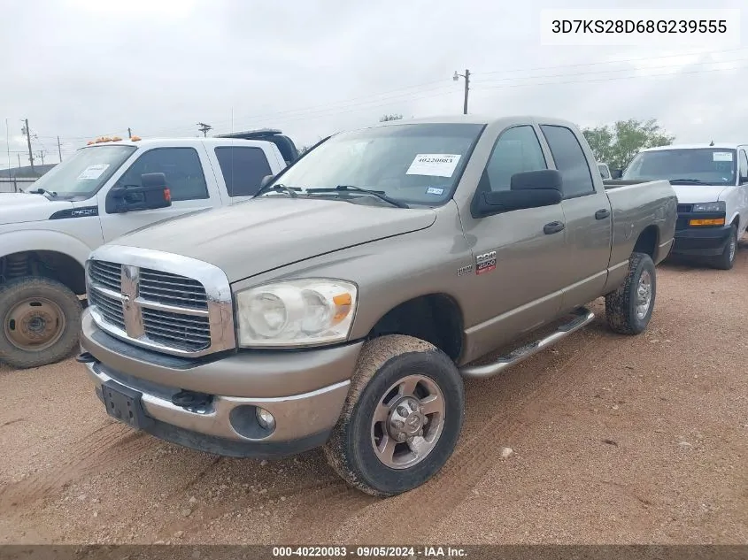 2008 Dodge Ram 2500 St/Slt VIN: 3D7KS28D68G239555 Lot: 40220083