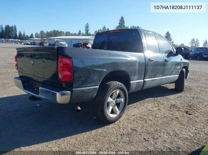 1D7HA18208J111137 2008 Dodge Ram 1500 Slt