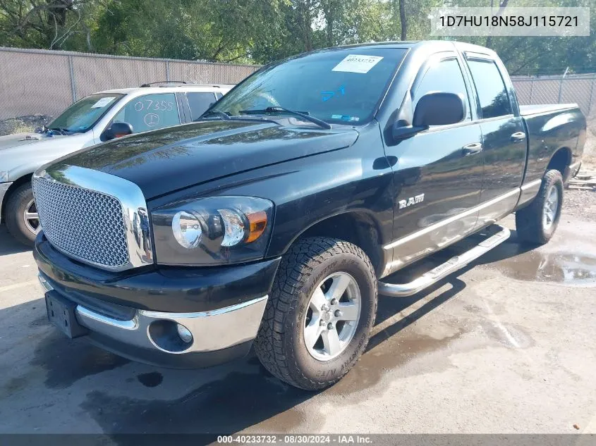 1D7HU18N58J115721 2008 Dodge Ram 1500 Slt