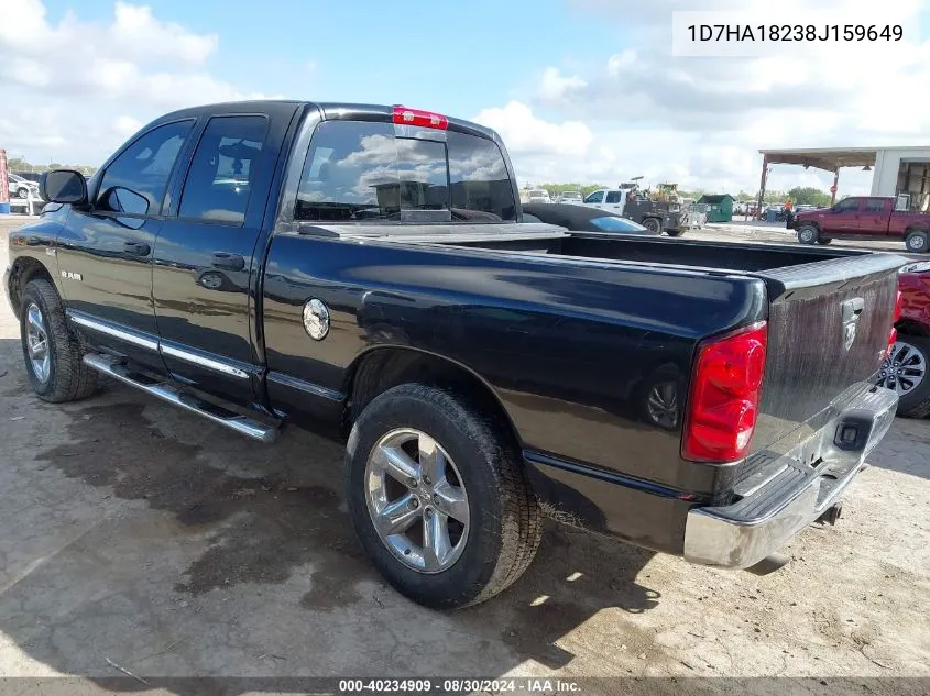 2008 Dodge Ram 1500 Laramie VIN: 1D7HA18238J159649 Lot: 40234909