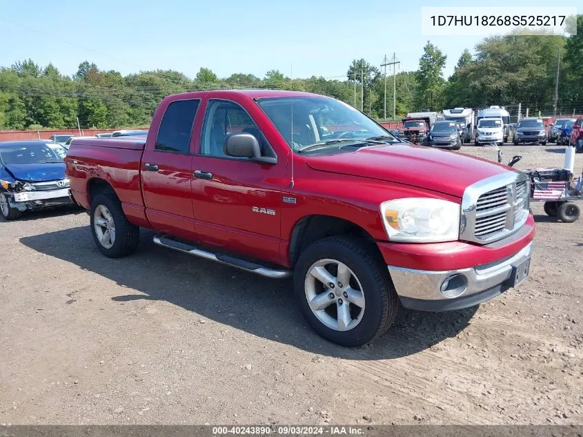 2008 Dodge Ram 1500 Slt VIN: 1D7HU18268S525217 Lot: 40243890