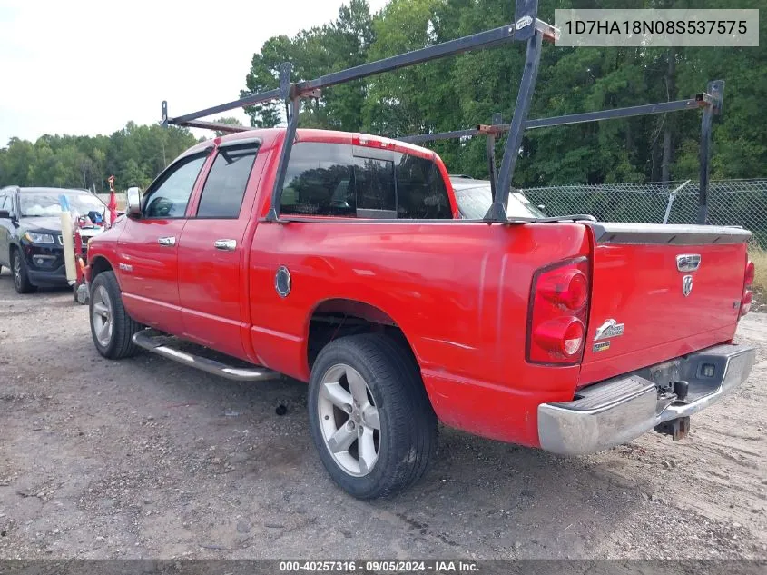 2008 Dodge Ram 1500 St/Slt VIN: 1D7HA18N08S537575 Lot: 40257316