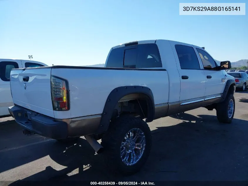 2008 Dodge Ram 2500 Laramie VIN: 3D7KS29A88G165141 Lot: 40258439