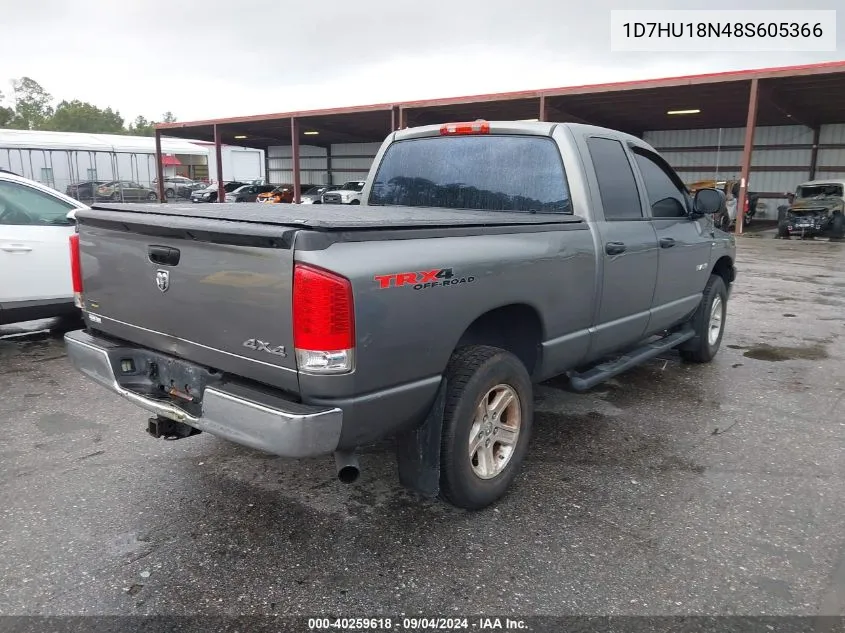 1D7HU18N48S605366 2008 Dodge Ram 1500 St/Sxt