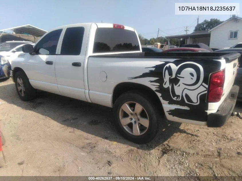 2008 Dodge Ram 1500 St/Slt VIN: 1D7HA18N18J235637 Lot: 40262837