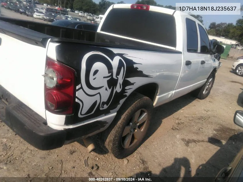 2008 Dodge Ram 1500 St/Slt VIN: 1D7HA18N18J235637 Lot: 40262837