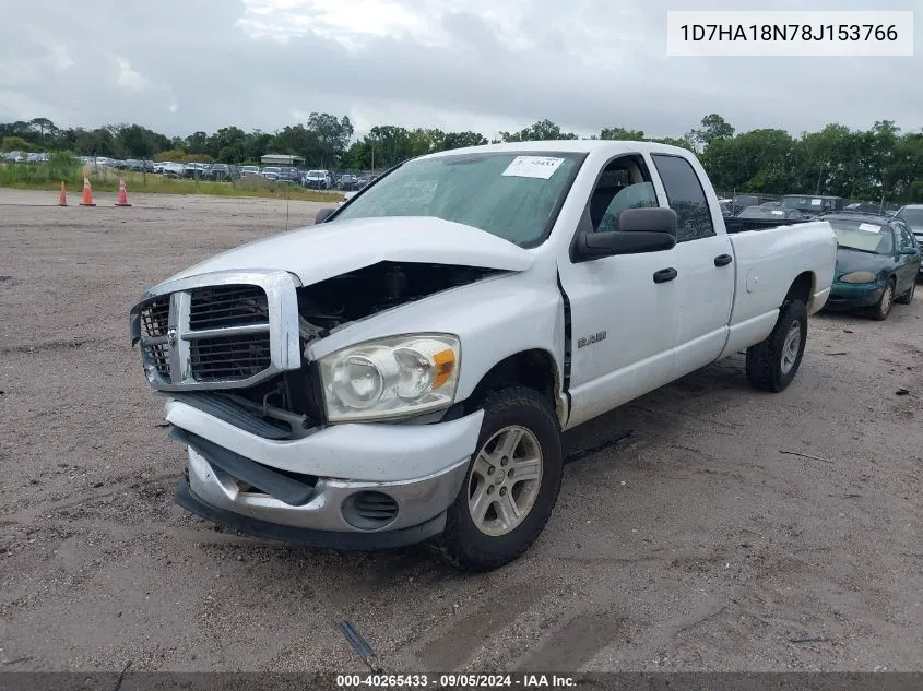 1D7HA18N78J153766 2008 Dodge Ram 1500 St/Slt