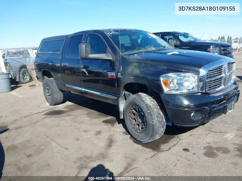 2008 Dodge Ram 2500 Laramie VIN: 3D7KS28A18G109155 Lot: 40267964