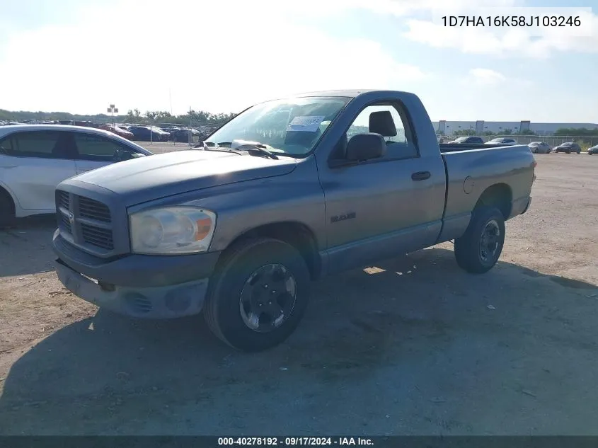 1D7HA16K58J103246 2008 Dodge Ram 1500 St/Sxt