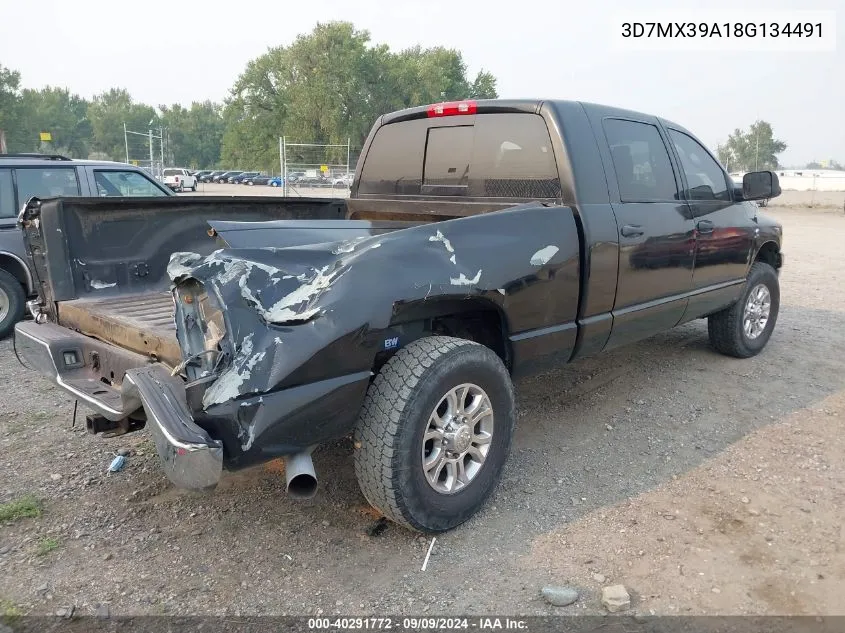 2008 Dodge Ram 3500 Sxt/Slt VIN: 3D7MX39A18G134491 Lot: 40291772