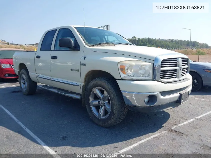 2008 Dodge Ram 1500 St/Slt VIN: 1D7HU182X8J163821 Lot: 40301326