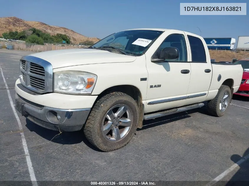 2008 Dodge Ram 1500 St/Slt VIN: 1D7HU182X8J163821 Lot: 40301326