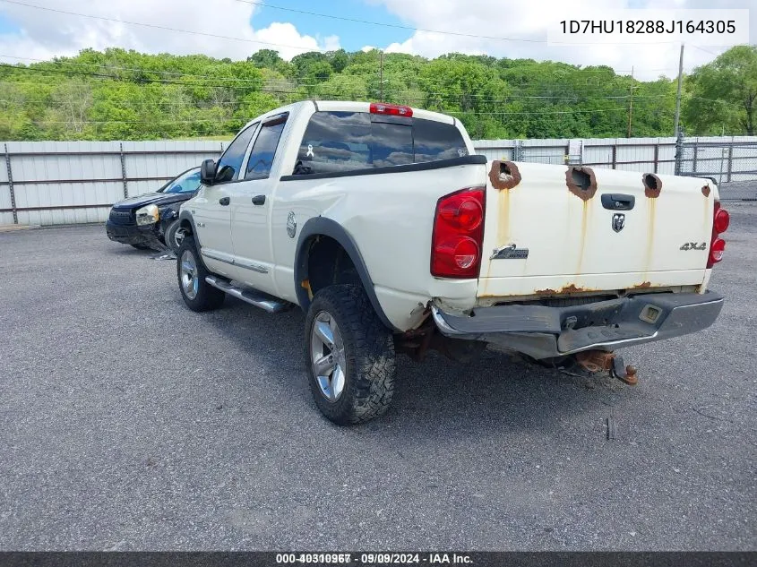 2008 Dodge Ram 1500 Slt VIN: 1D7HU18288J164305 Lot: 40310967