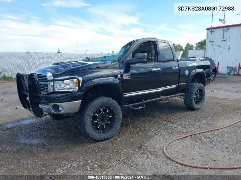 3D7KS28A08G172988 2008 Dodge Ram 2500 Slt/Power Wagon