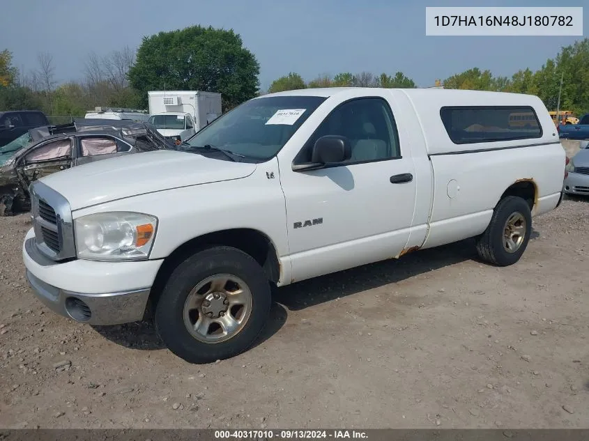 2008 Dodge Ram 1500 St/Slt VIN: 1D7HA16N48J180782 Lot: 40317010