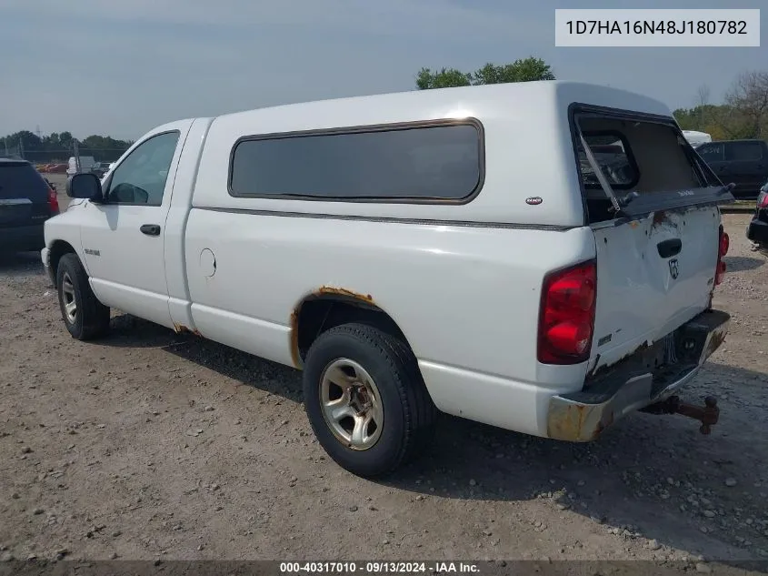 2008 Dodge Ram 1500 St/Slt VIN: 1D7HA16N48J180782 Lot: 40317010