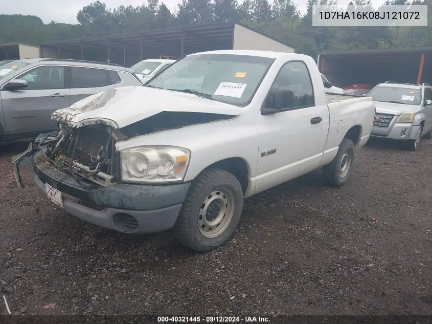 1D7HA16K08J121072 2008 Dodge Ram 1500 St