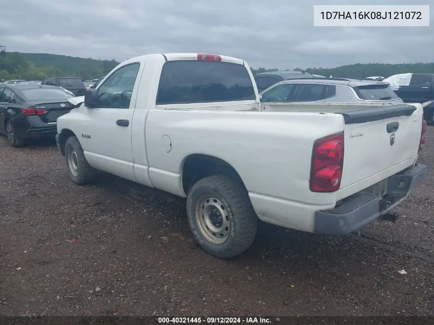 1D7HA16K08J121072 2008 Dodge Ram 1500 St