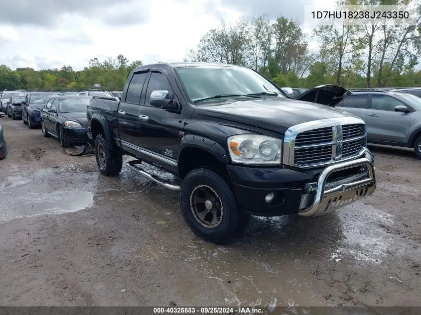 2008 Dodge Ram 1500 Laramie VIN: 1D7HU18238J243350 Lot: 40325853