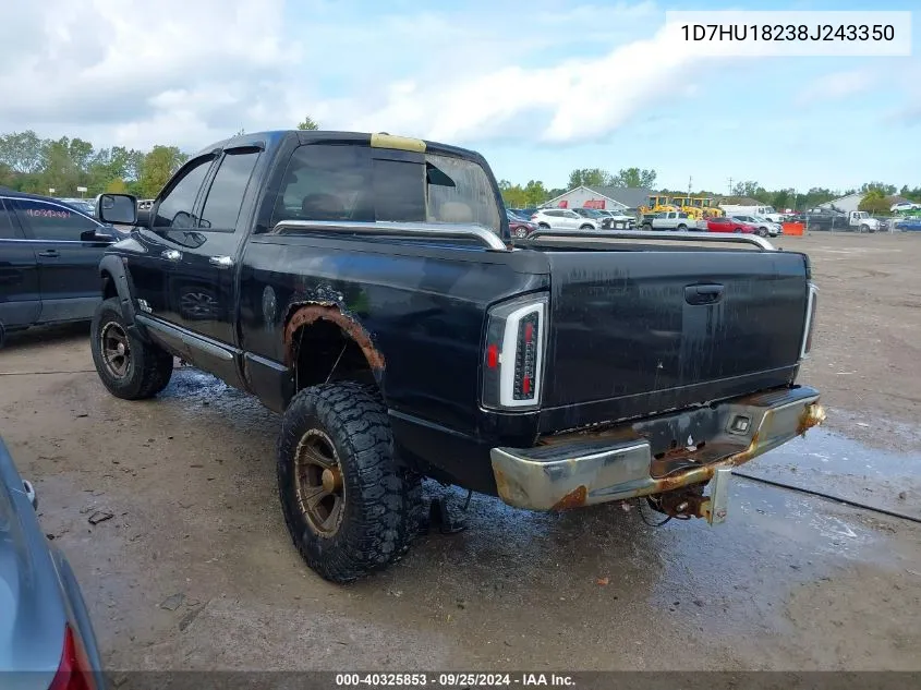 2008 Dodge Ram 1500 Laramie VIN: 1D7HU18238J243350 Lot: 40325853