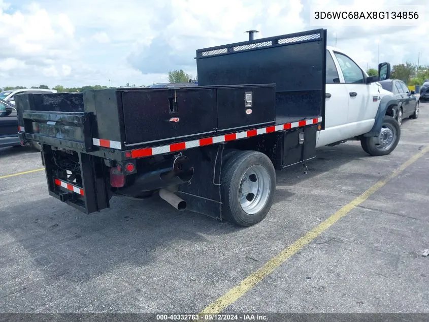 2008 Dodge Ram 4500 VIN: 3D6WC68AX8G134856 Lot: 40332763