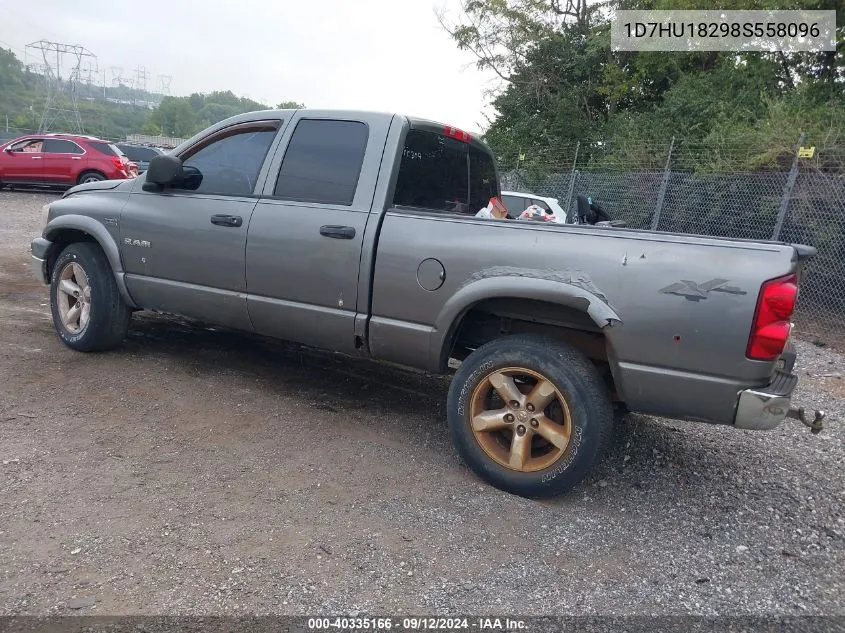 2008 Dodge Ram 1500 Slt VIN: 1D7HU18298S558096 Lot: 40335166