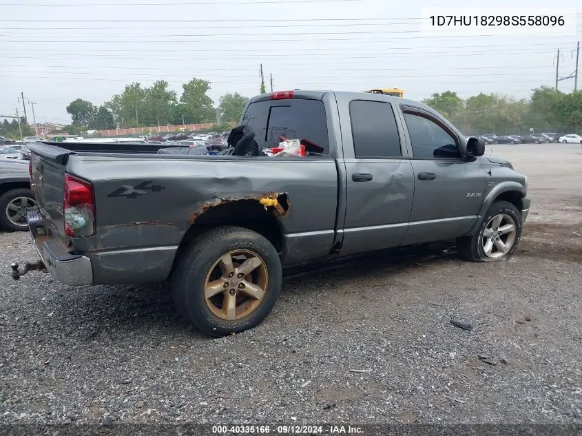 2008 Dodge Ram 1500 Slt VIN: 1D7HU18298S558096 Lot: 40335166