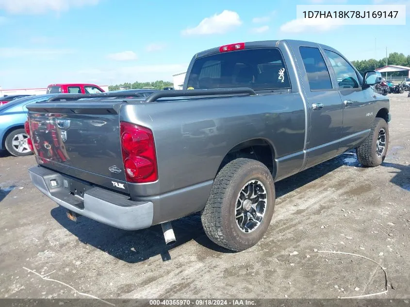 1D7HA18K78J169147 2008 Dodge Ram 1500 St/Sxt